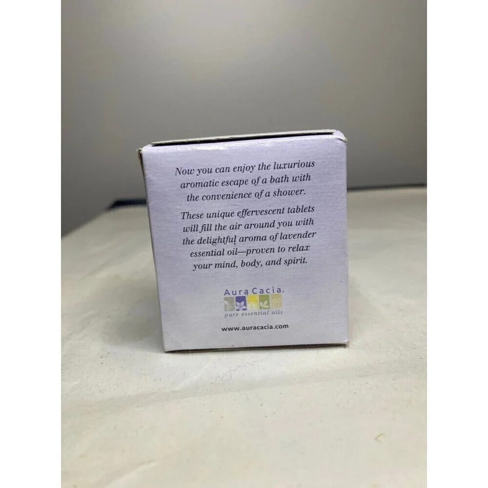 Aura Cacia Relaxing Lavender aromatherapy shower tablets